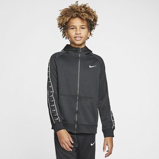 Hanorace Nike Sportswear Swoosh Full-Zip Baieti Negrii | KVTO-58942